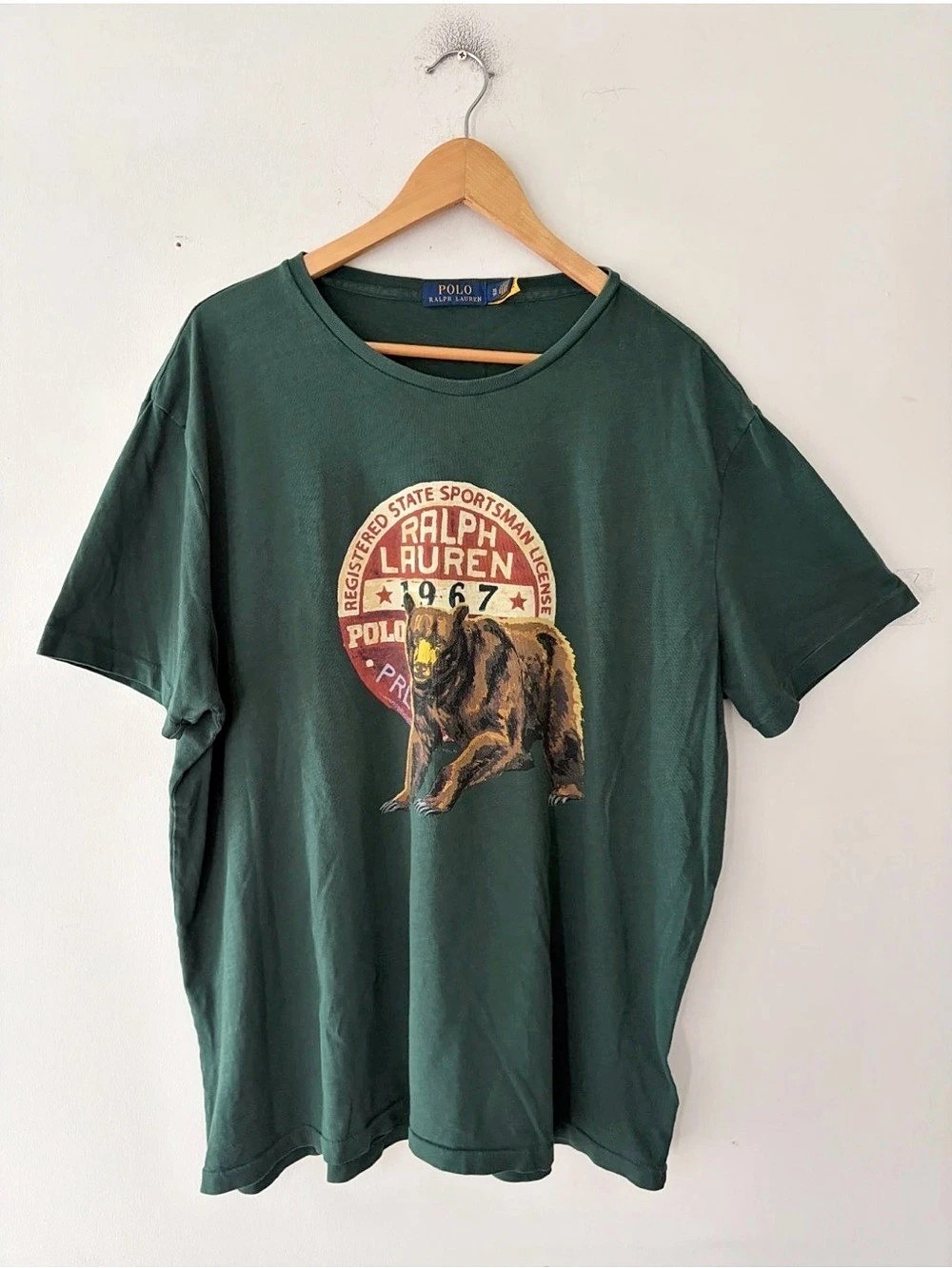 Polo Ralph Lauren Polo Bear Graphic Jersey T-Shirt Bear Graphic Short Sleeve Tee